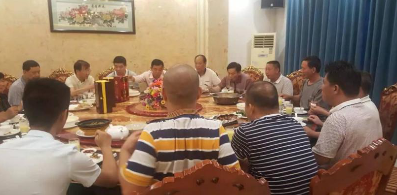 瀘州老酒謝可董事長到達(dá)廣西,顯鳳會長接待